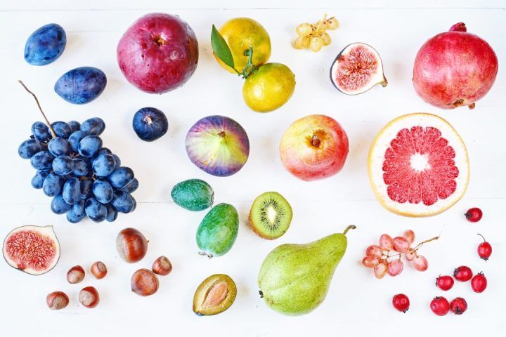  Diferentes tipos de fruta